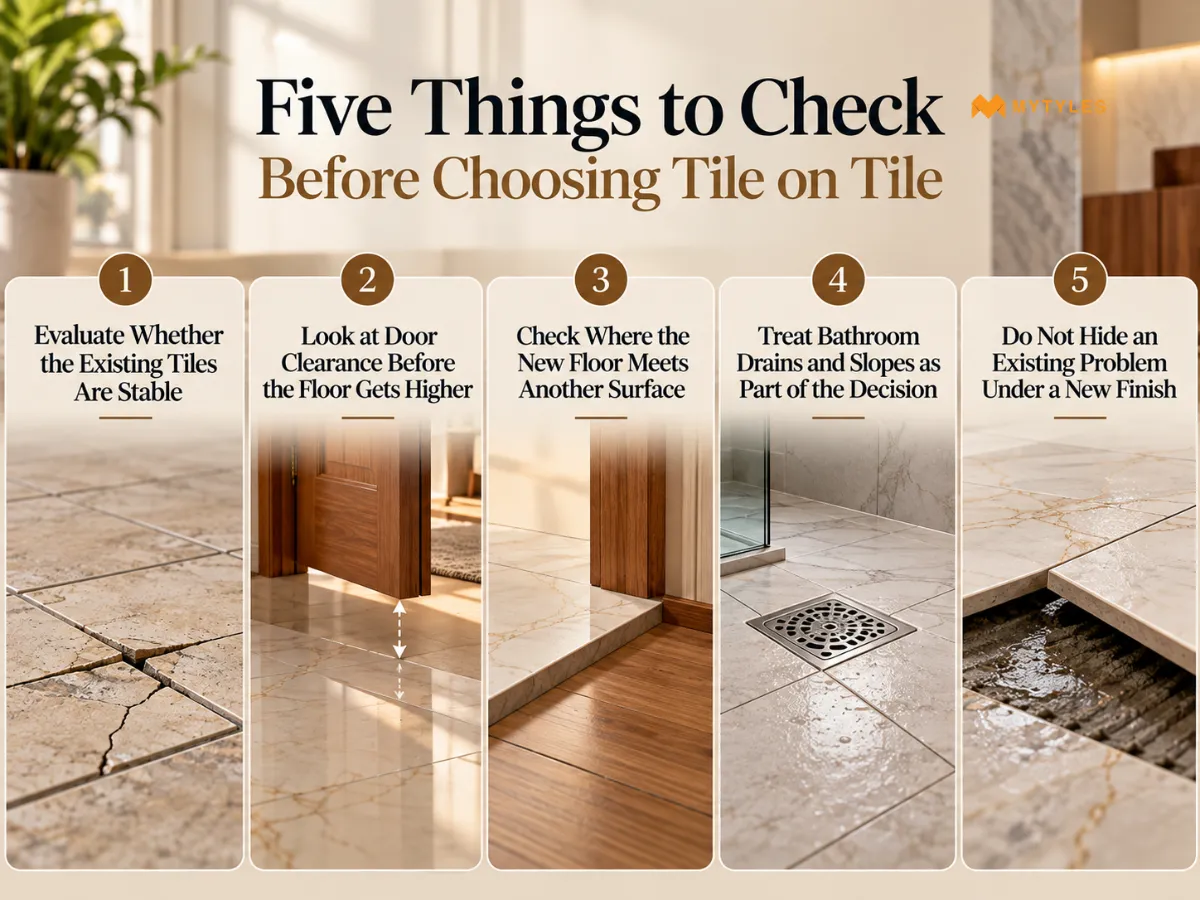 Five Things to Check Before Choosing Tile on Tile